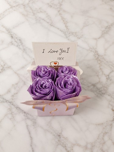Eternal rose box violet - rose,