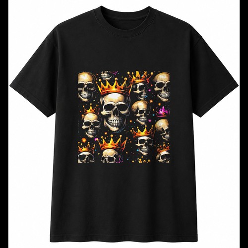 Tattoo skull with crown - skull,