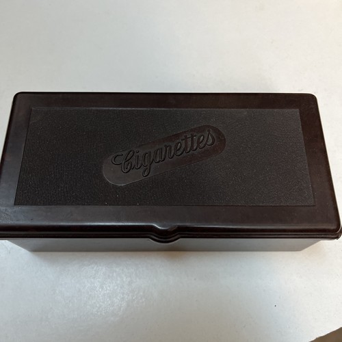 Bakelite cigarette box hinged - bakelite,