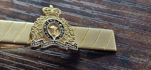 Vintage tie clip slide - clip, /