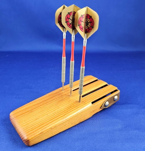 Vintage wooden dart case - dart,
