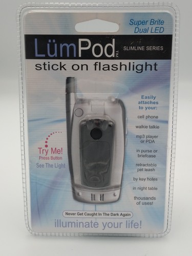 Lumpod stick flashlight - on,