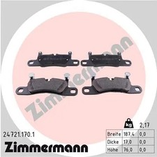 REAR BRAKE PAD SET DISC BRAKE