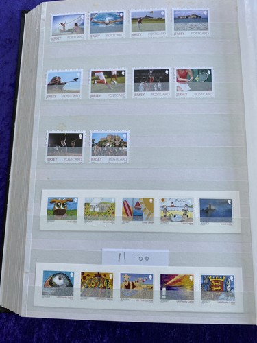 Jersey stamp collection - , in