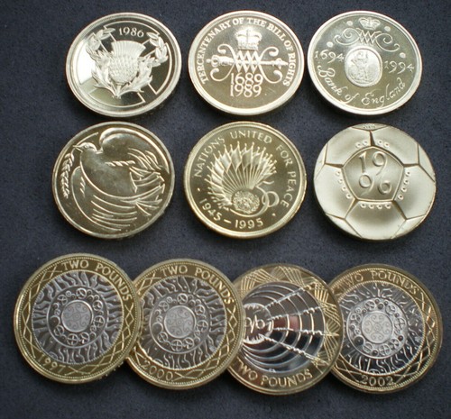 Royal mint proof two pound - proof,