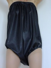 Rubber Romper Play Suit High Side Latex Pants Knickers Underwear Briefs Panties