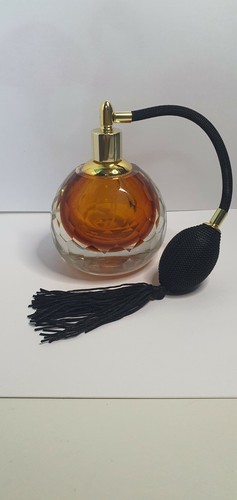 Glass perfume bottle with - perfume,