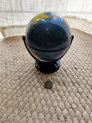 Mini world globe desk ornament - world,
