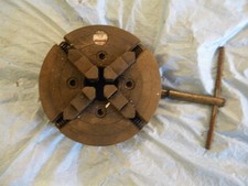 6" 4 Jaw Pratt  burnerd Lathe Chuck independent reversible jaws model 34