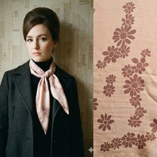 Vintage 60s Jacqmar Silk Daisy