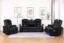 Electric recliner sofa - recliner, leather