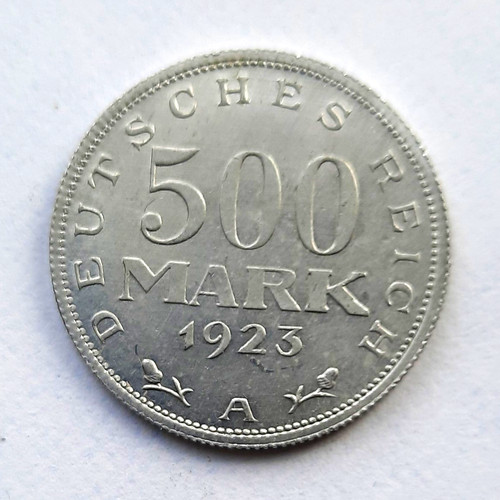 Germany 500 mark coin 1923 - 500,