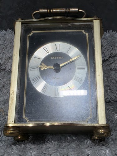 Estyma quartz brass mantle - quartz,
