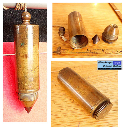 Antique brass shell - oz,