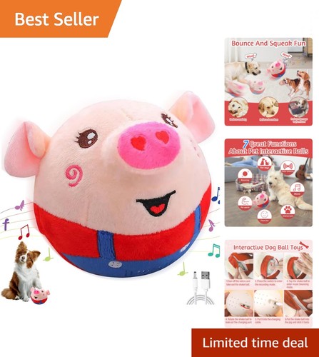 Washable cartoon pig - dog, toy
