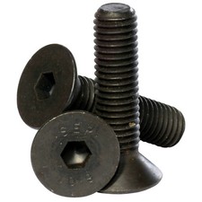 M2 M2.5 M3 M4 High Tensile 10.9Socket Countersunk Screws Black Self Colour Bolts