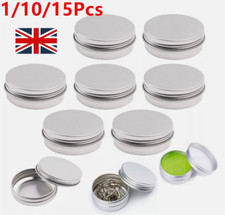 1-15x Small Mini Round Tin Can