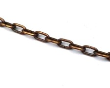 Plated Chandelier Chain, one metre length, 6kg max. weight loading small link