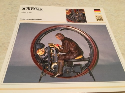 Schlenker monowheel motorcycle - schlenker,