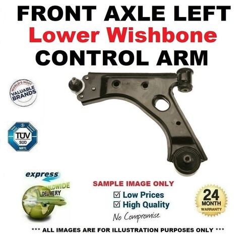 Front axle left lower control - front,