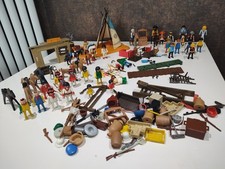 Large playmobil western cowboy & indians teepee bundle