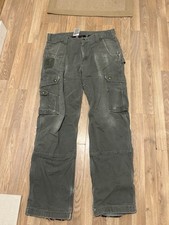 Carhartt Vintage Y2K Double Knee Work Pants Carpenter  Trousers Khaki 34W 32L