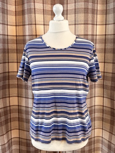 Damart size blue stripe - blue,