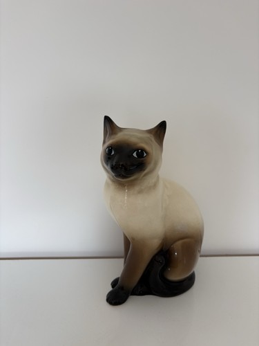 Vintage large siamese cat - siamese,