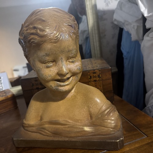 Terracotta patinated bust the - terracotta,
