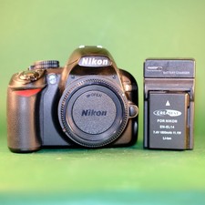 Nikon D D3100 14.2MP Digital SLR Camera Body. Housing Damaged, Working Order