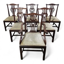 Antique mahogany dining chairs