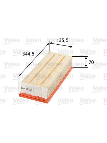 Valeo air filter fits - valeo,
