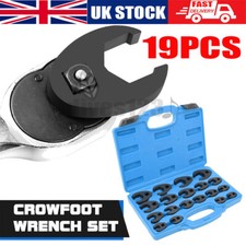 8-32mm 19X Crowfoot Wrench Set