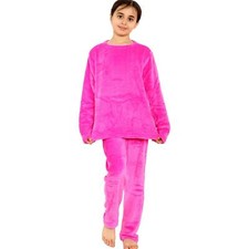 Kids Girls Pink Warm Fleece