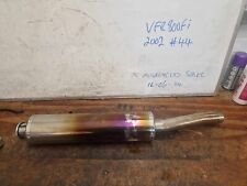 exhaust end can iridium sports exhaust 50mm honde vfr400