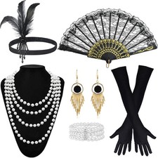 6 Pcs 1920s Flapper
