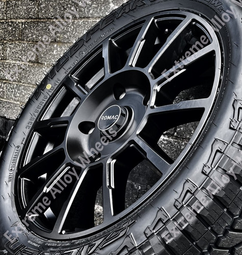 Black stealth alloy wheels - black,