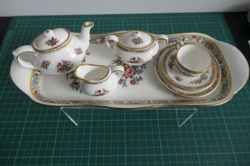 Coalport miniature ming rose - miniature,