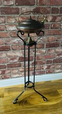 W A S Benson Copper & Brass ‘Aladdin’ Kettle Stand & Burner Fabulous Condition!