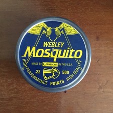 Original .22 Webley Mosquito Pellets 