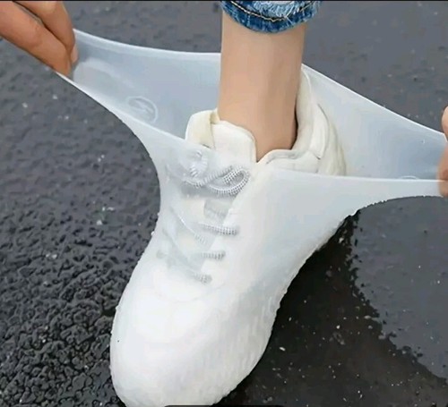 Latex waterproof shoe covers - shoe,