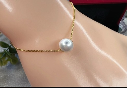 Solid 18ct gold freshwater - 18ct,