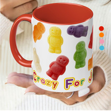 JELLY BABIES  Mug, Crazy for Jelly Babies Gift Birthday Christmas Gifts Sweets