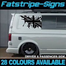 Union Jack Vinyl Decals Camper