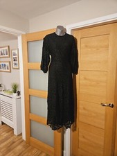 Zara Lace Jumpsuit Black Size