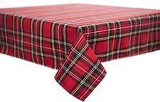 Scottish Royal Stewart Tartan Tablecloth Made in the Scotland for Burns Supper