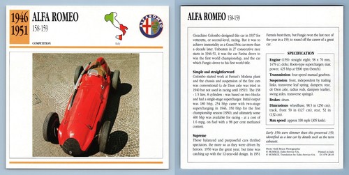 Alfa romeo 158 159 - romeo, 158-159