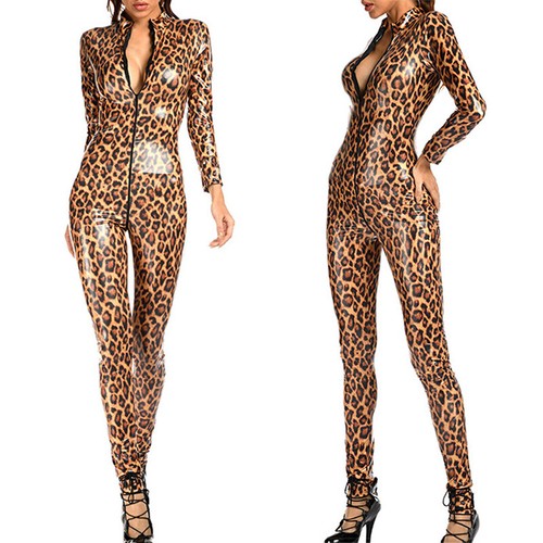 Women zipper shiny wetlook - women,