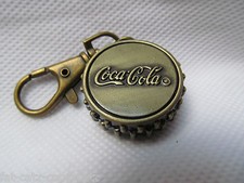 ANTIQUE VINTAGE COCA-COLA BOTTLE TOP QUARTZ POCKET WATCH KEYRING GIFT IDEA UK