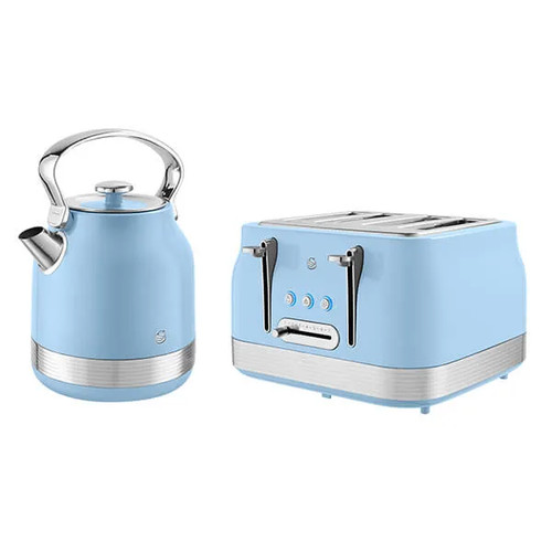 Swan kettle toaster set 4 - swan,
